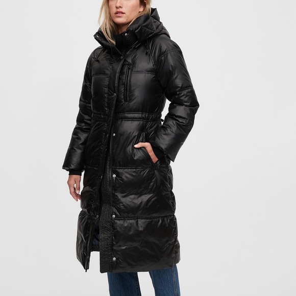 gap long puffer coat